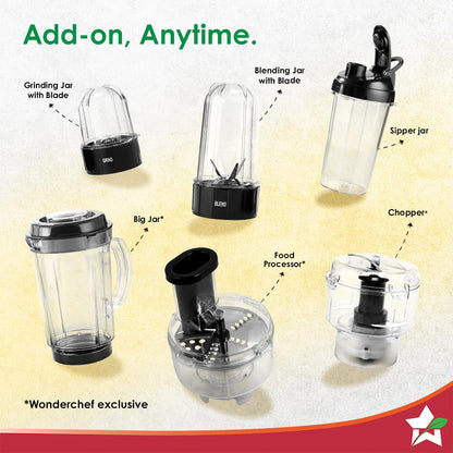 Wonderchef Nutri-blend 500W Mixer Grinder
