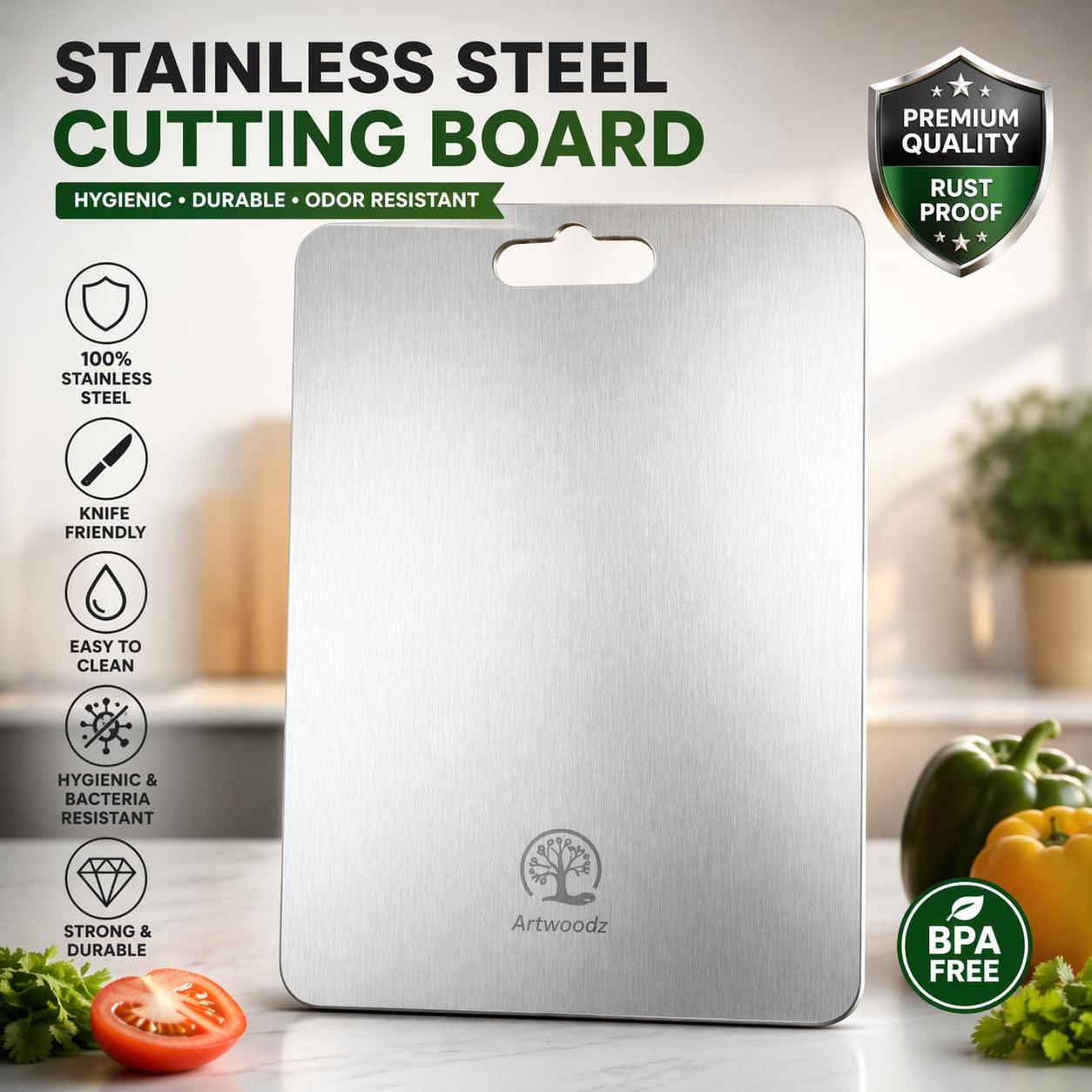 Stainless Chopping board